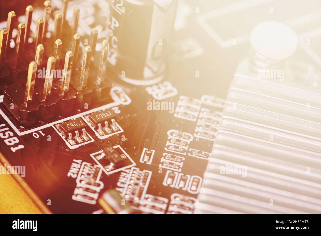 Global semiconductor shortage. Computer chip and semiconductor shortage hurting car industry