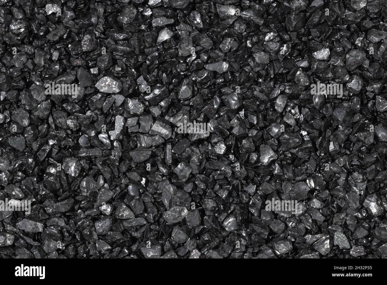 Black stone abstract background texture. Full frame Stock Photo