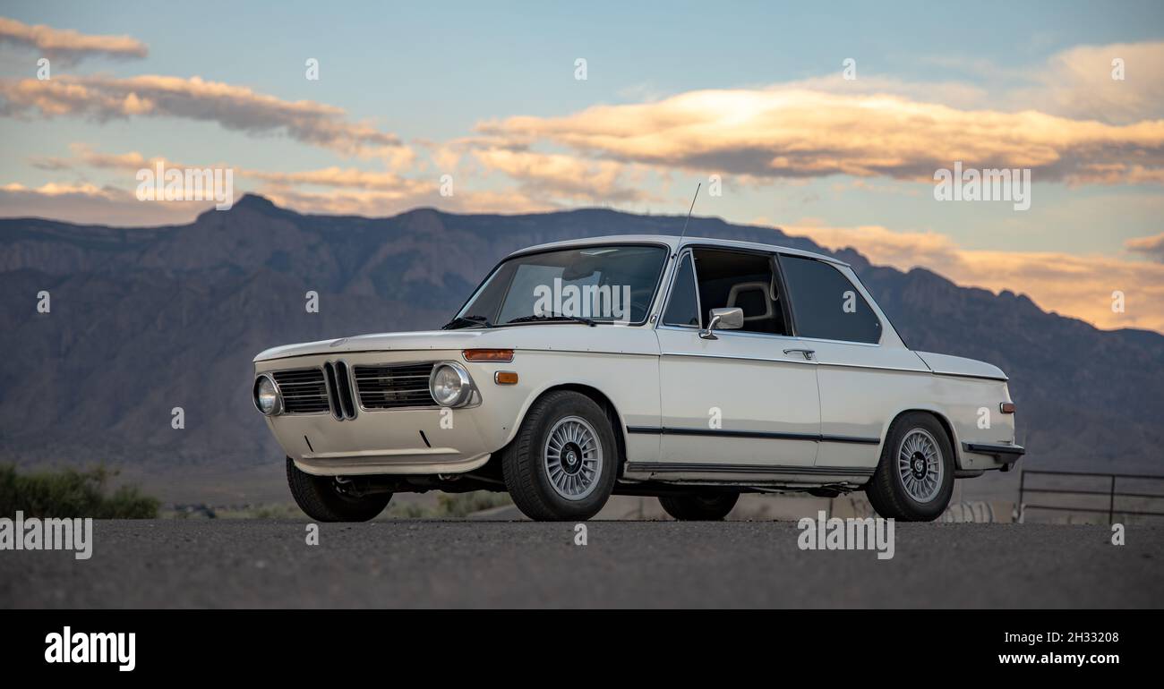 Retro parked car hi-res stock photography and images - Alamy