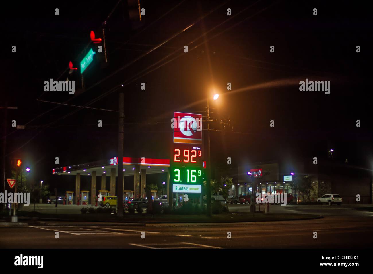 Augusta, Ga USA 10 10 21 Circle K gas station and convenience store