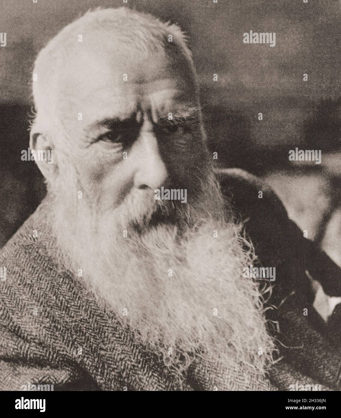 Oscar-Claude Monet, 1840 - 1926, popularly known as Claude Monet.  French Impressionist artist. Stock Photo