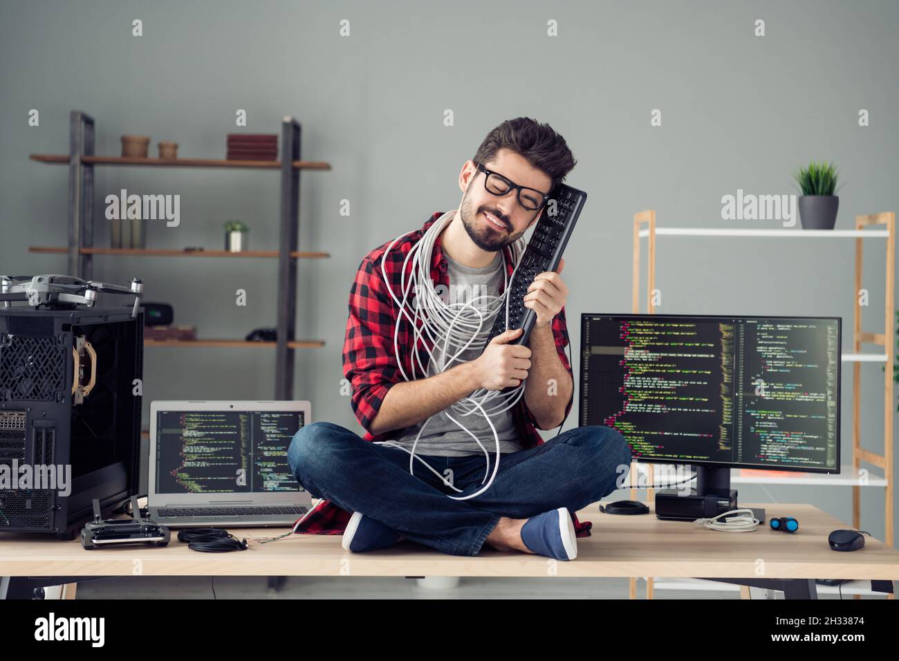 Hug On Keyboard