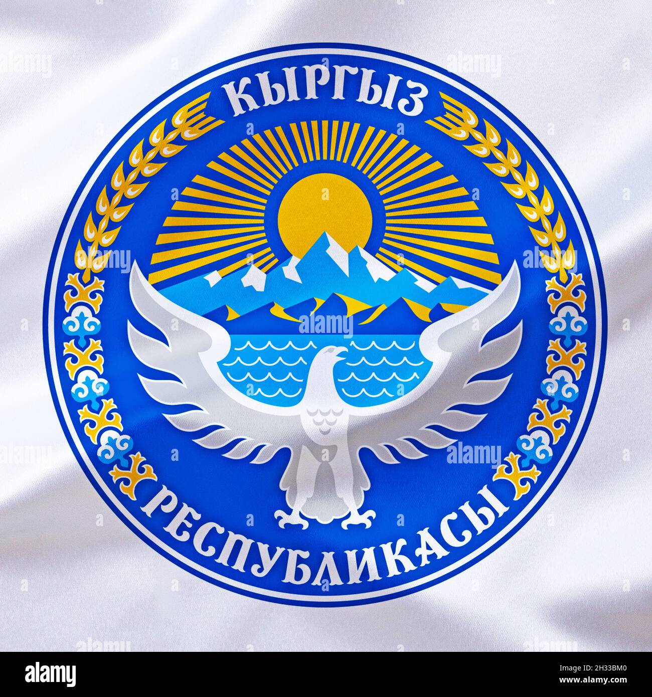 Флаг и герб киргизии
