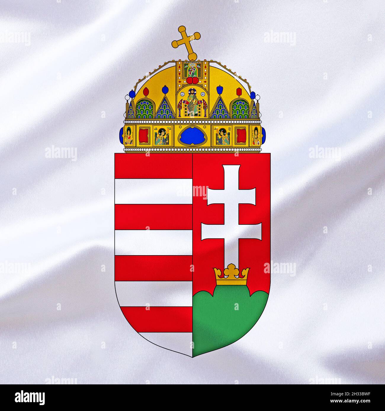 Das Wappen von Ungarn, Budapest, Europa Stock Photo - Alamy