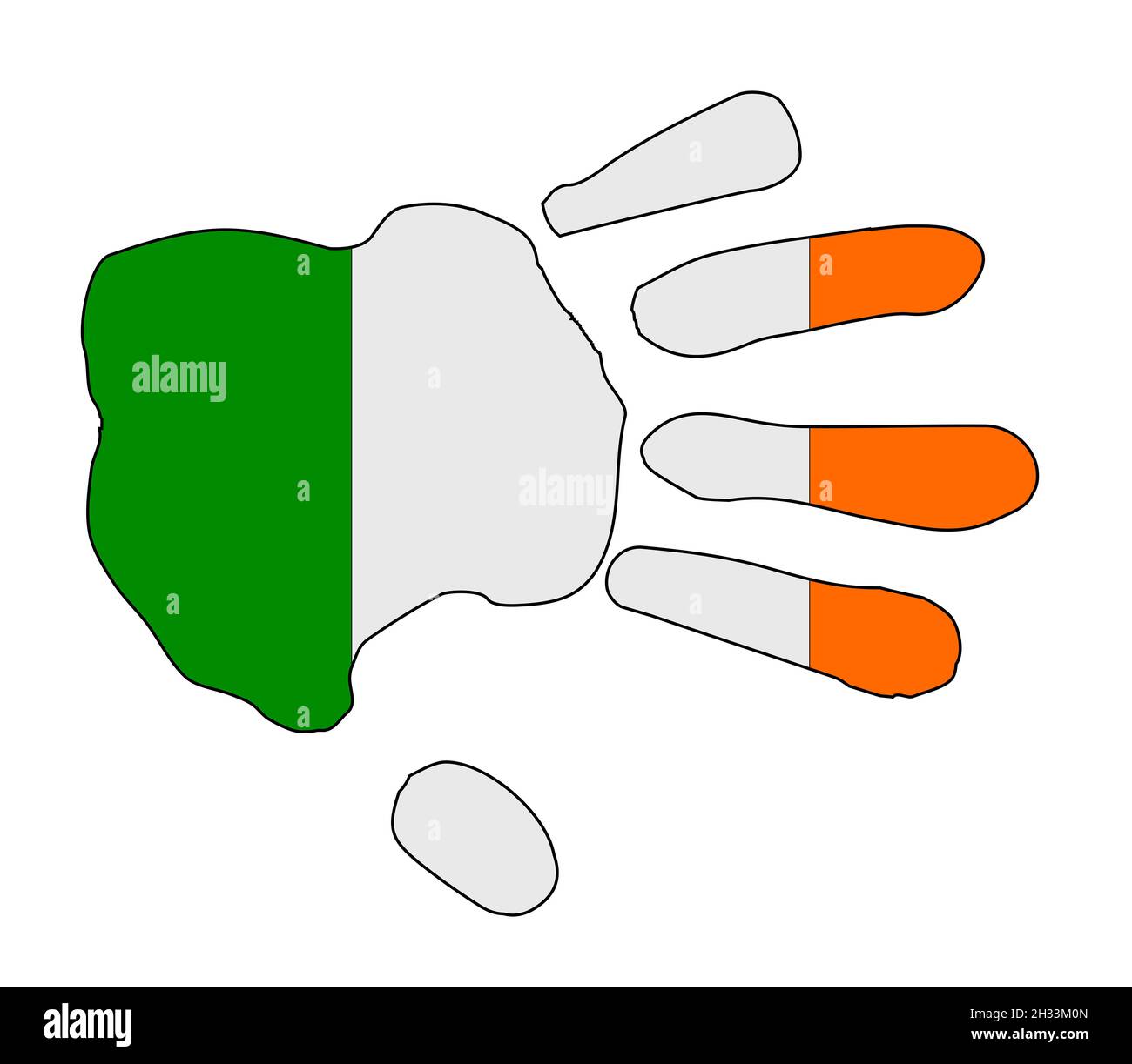 Irish Flag Drawing