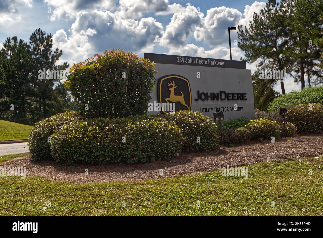 Grovetown, Ga USA 10 14 21 John Deere plant in Grovetown side view