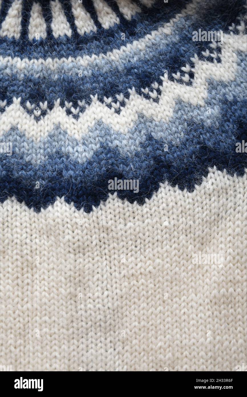 Blue wool knitted texture hi-res stock photography and images - Alamy