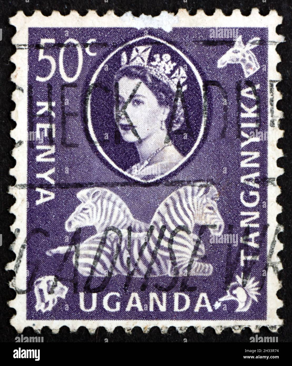 EAST AFRICAN POSTAL UNION - CIRCA 1960: a stamp printed in the East ...