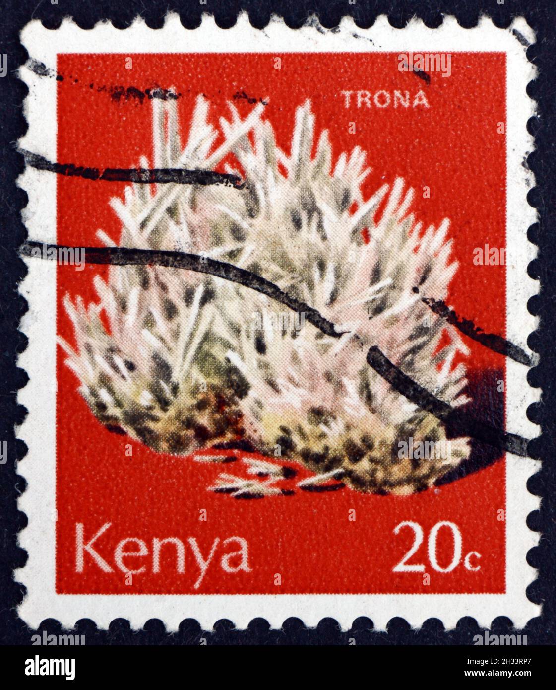 Kenya Used Stamps 15 Stamps Minerals Found In Kenya Vintage Stamps