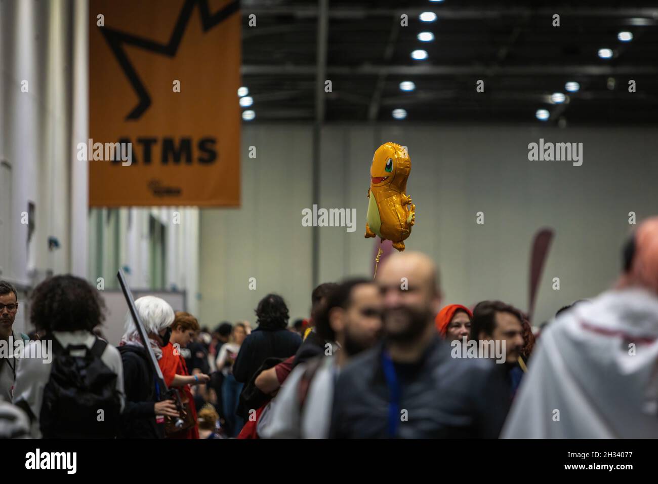 London, UK. 23rd, Oct 2021.  The annual London MCM Comic-Con is back at the Excel Centre after a two-year absence. Credit: Enrique Guadiz / Alamy Live Stock Photo