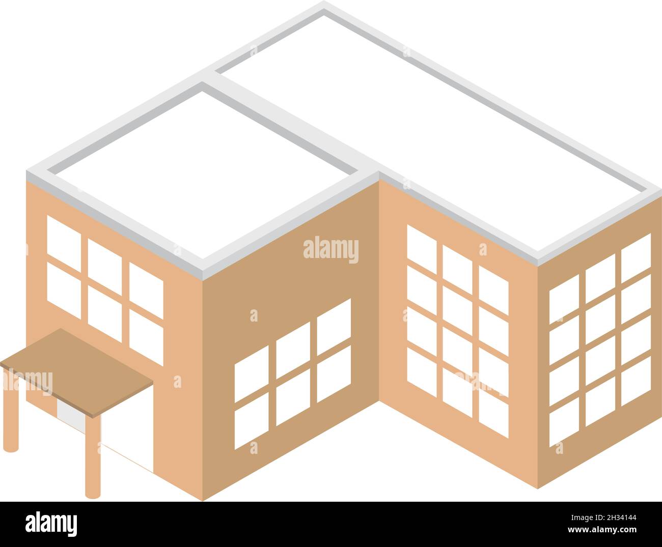isometric city building Stock Vector Image & Art - Alamy