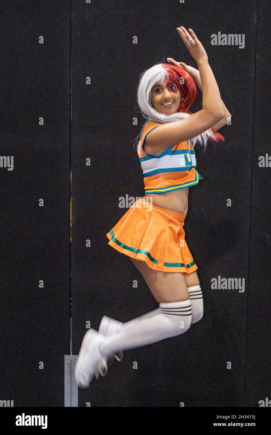 London, UK. 23rd, Oct 2021.  The annual London MCM Comic-Con is back at the Excel Centre after a two-year absence. Credit: Enrique Guadiz / Alamy Live Stock Photo