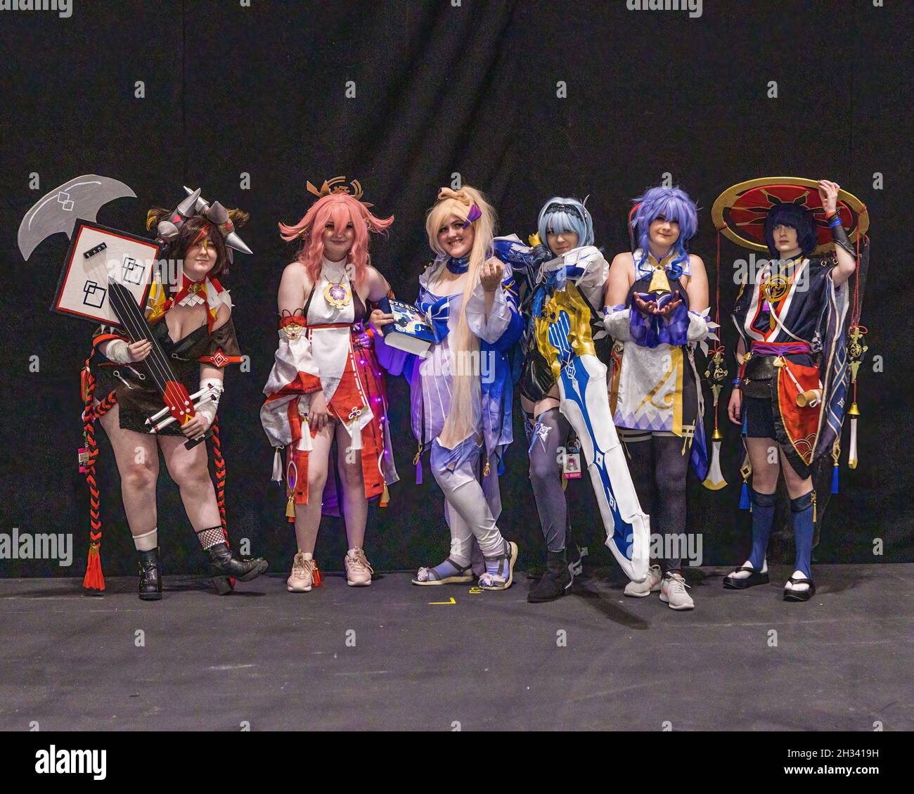 London, UK. 23rd, Oct 2021.  The annual London MCM Comic-Con is back at the Excel Centre after a two-year absence. Credit: Enrique Guadiz / Alamy Live Stock Photo