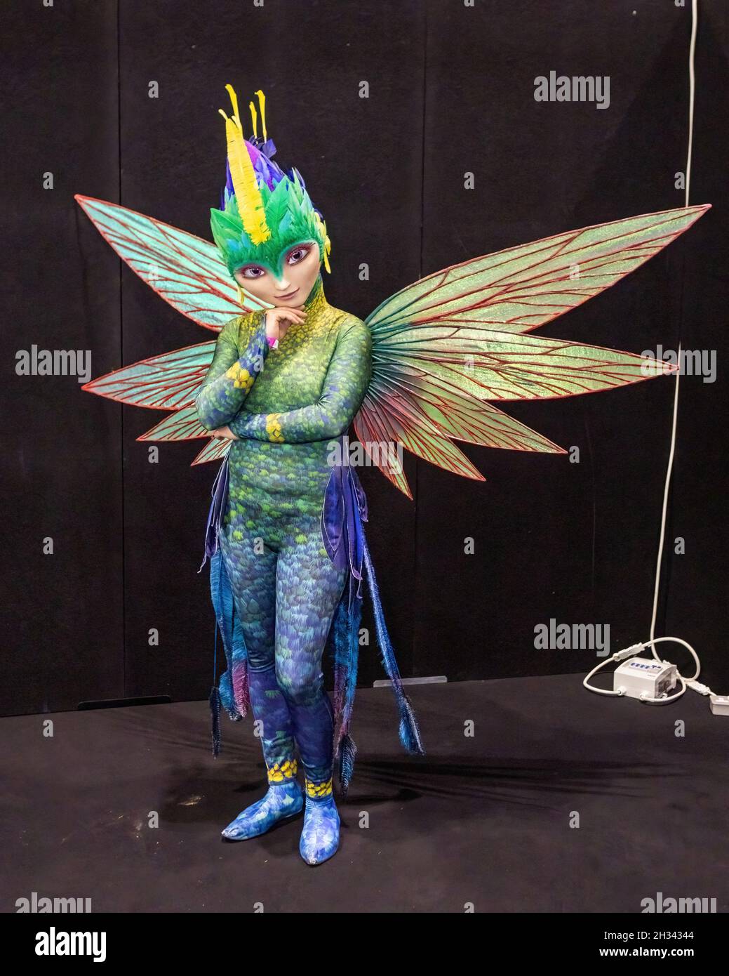 London, UK. 24th, Oct 2021. The annual London MCM Comic-Con is back at the Excel Centre after a two-year absence. Credit: Enrique Guadiz / Alamy Live Stock Photo