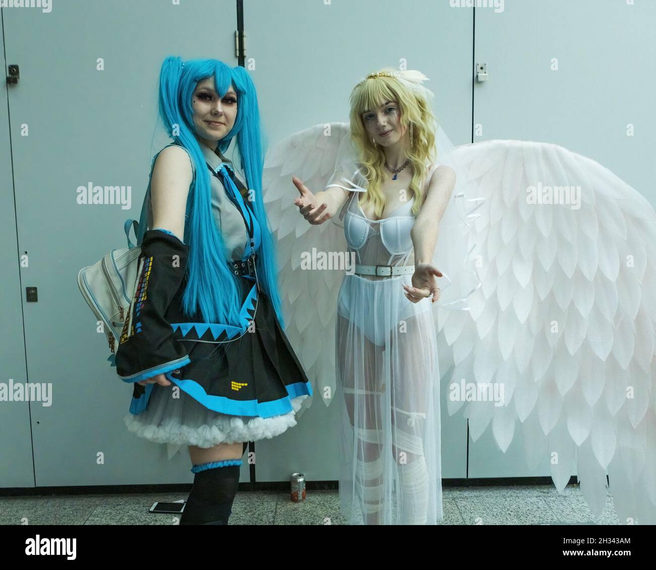 London, UK. 24th, Oct 2021.  The annual London MCM Comic-Con is back at the Excel Centre after a two-year absence. Credit: Enrique Guadiz / Alamy Live Stock Photo