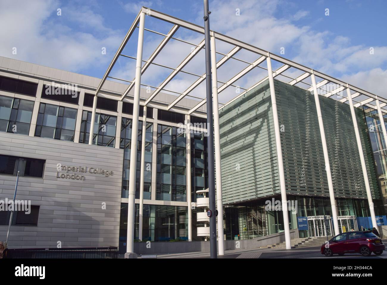 Imperial College, Exhibition Road exterior view. London, UK, 24 October 2021. Stock Photo