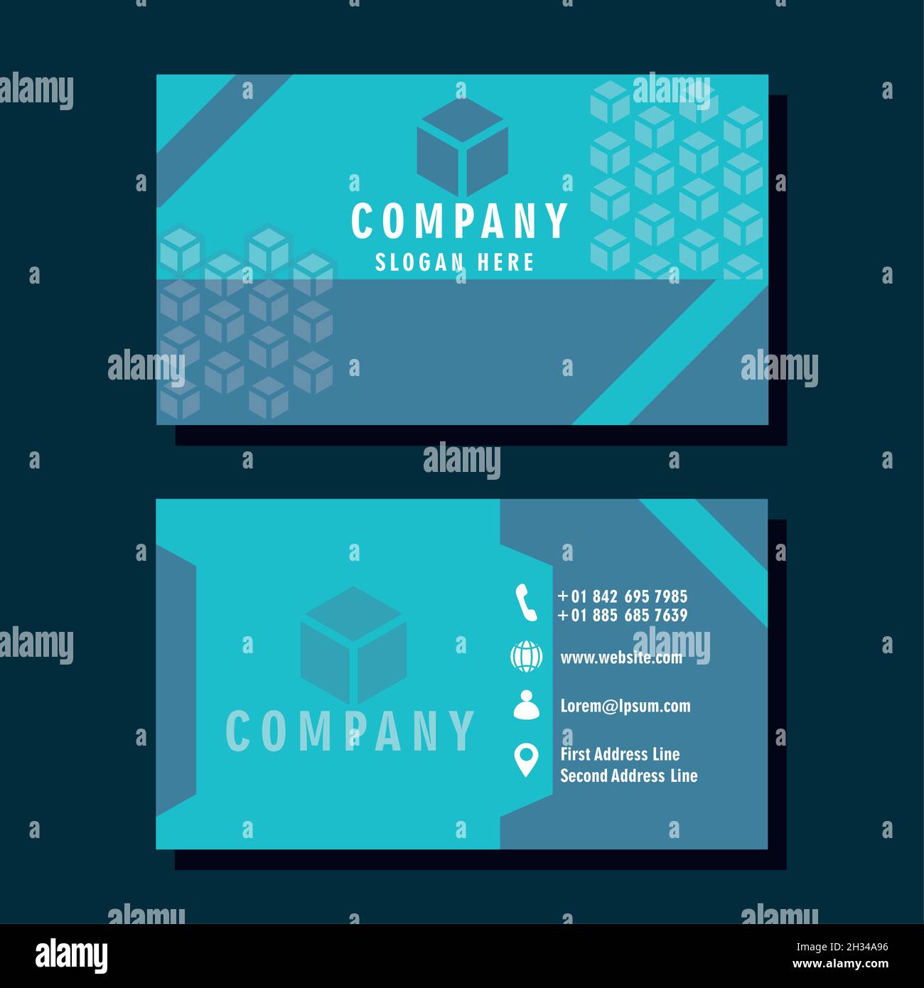 business cards template Stock Vector Image & Art Alamy