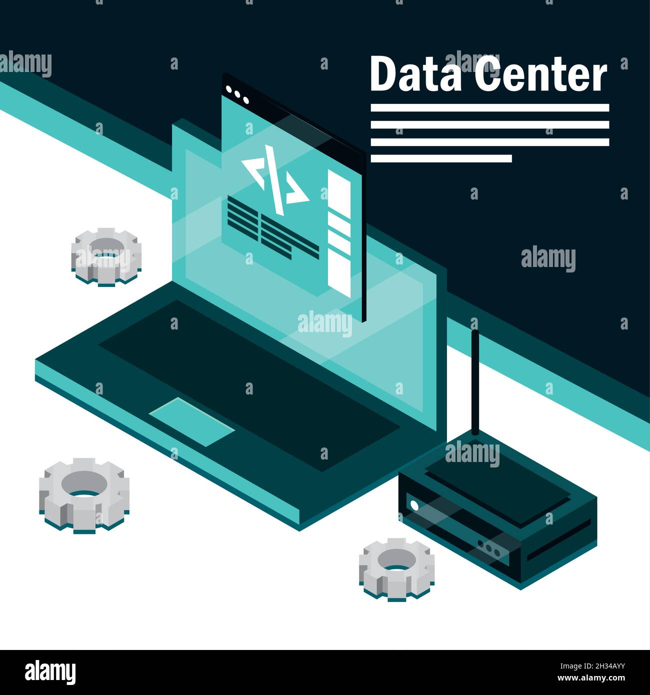 data center technology Stock Vector Image & Art - Alamy