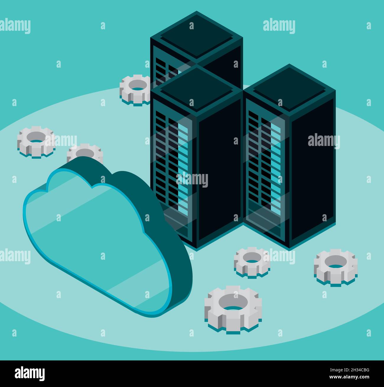 big data center storage Stock Vector Image & Art - Alamy
