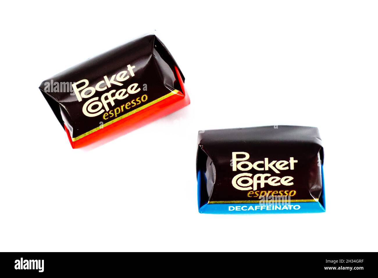 Pocket Coffee Classic and Decaffeinated Espresso. Pocket Coffee is a