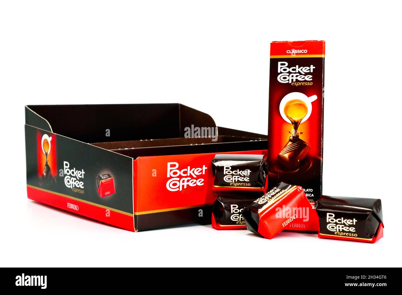 Pocket Coffee Espresso Stock Photo