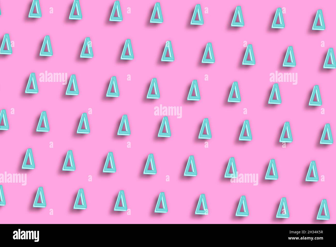 Delta sign. Delta letter, Greek Alphabet Symbol, pink minimal ...