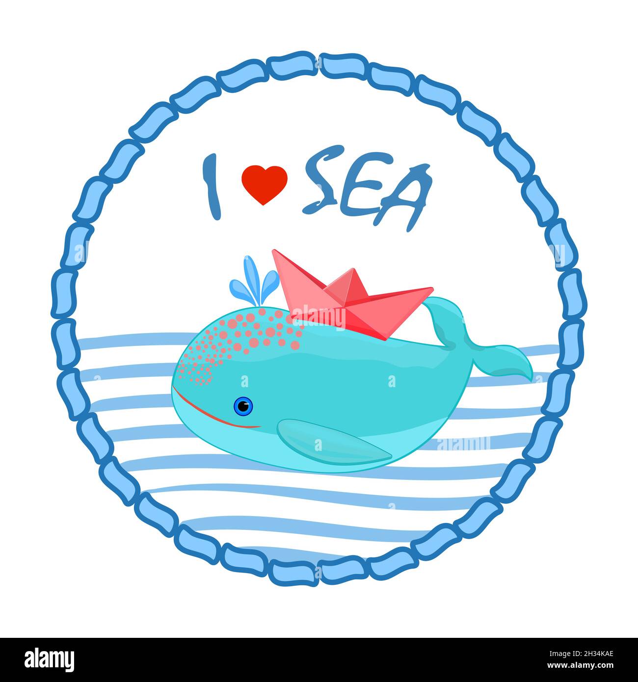 Cartoon whale hi-res stock photography and images - Page 37 - Alamy