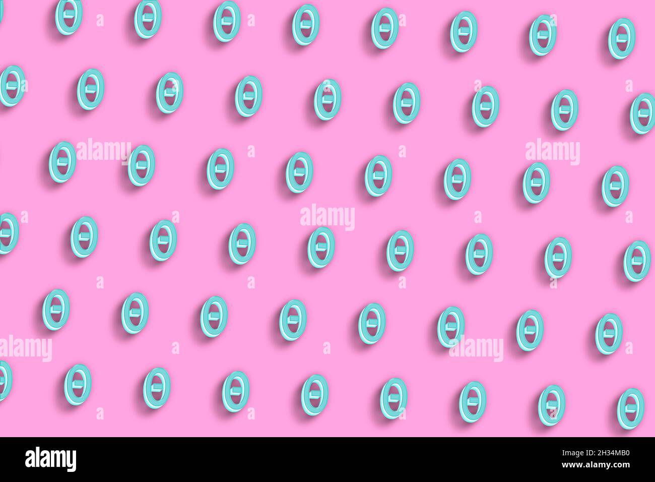 Theta sign. Theta letter, Greek Alphabet Symbol, pink minimal ...