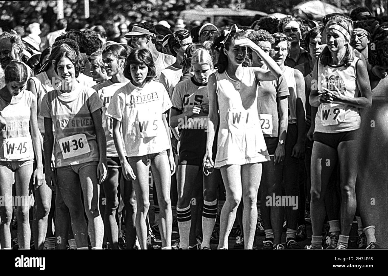 Kathrine switzer Black and White Stock Photos & Images Alamy