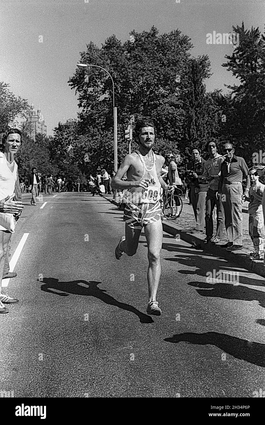 Tom Fleming (USA) winner competing at the 1973 New York City Marathon