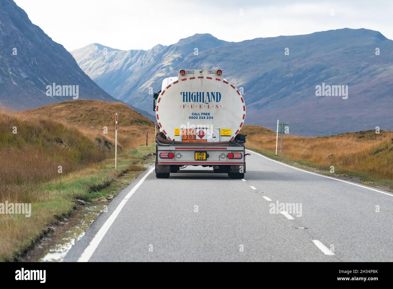 Highland fuels tanker hires stock photography and images Alamy