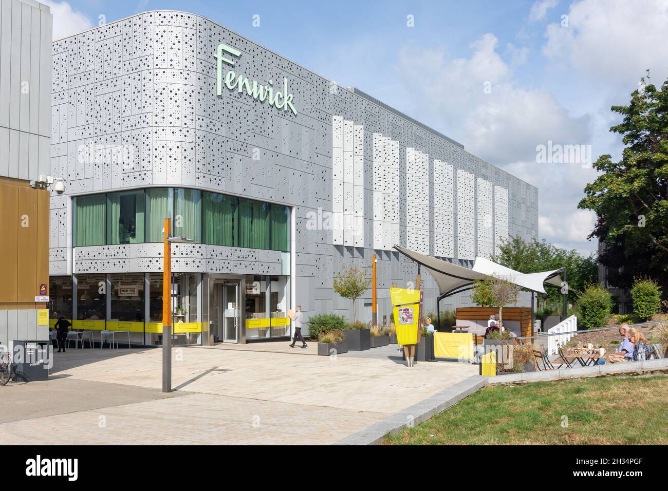 Fenwick department store and Fuego Restaurant, The Lexicon Shopping Centre, Bracknell, Berkshire, England, United Kingdom Stock Photo