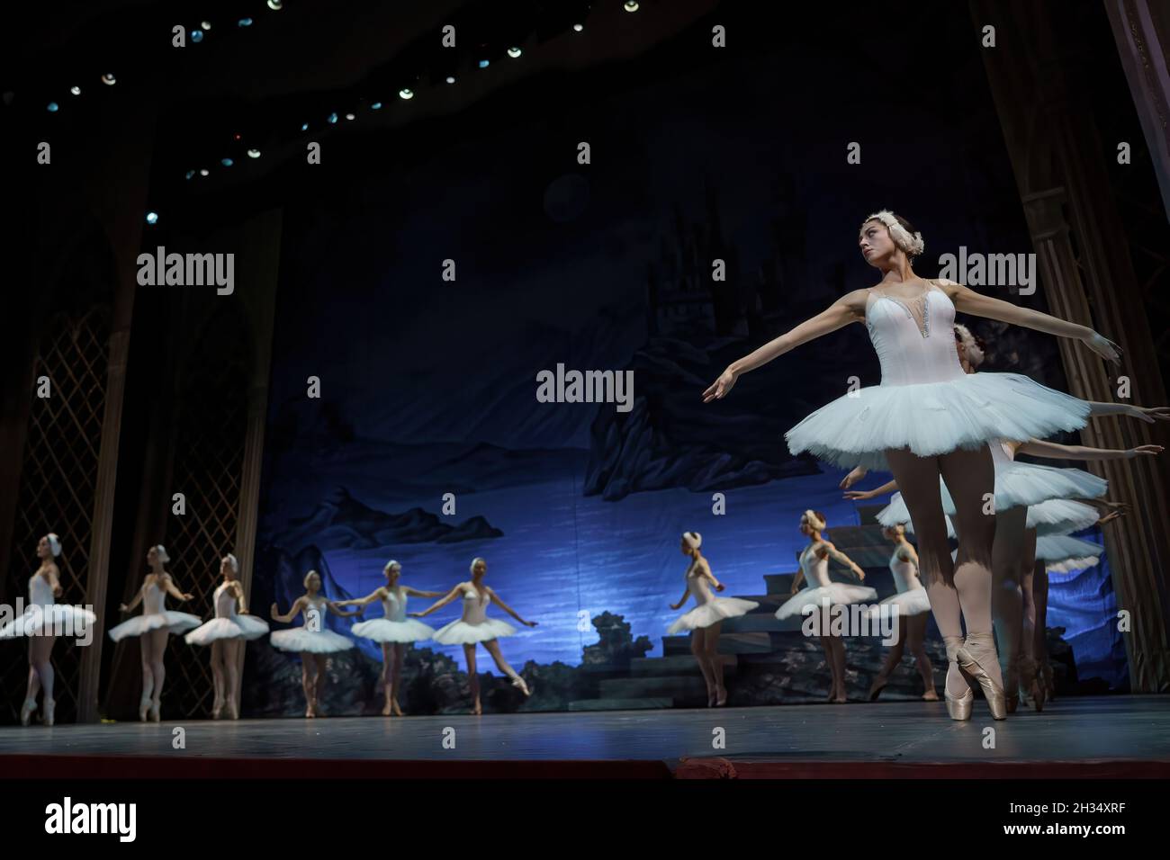 Swan lake russian national ballet hires stock photography and images