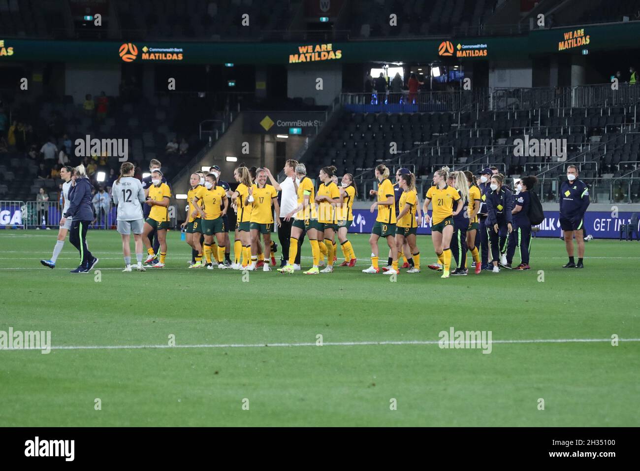 Matildas vs Brazil Stock Photo