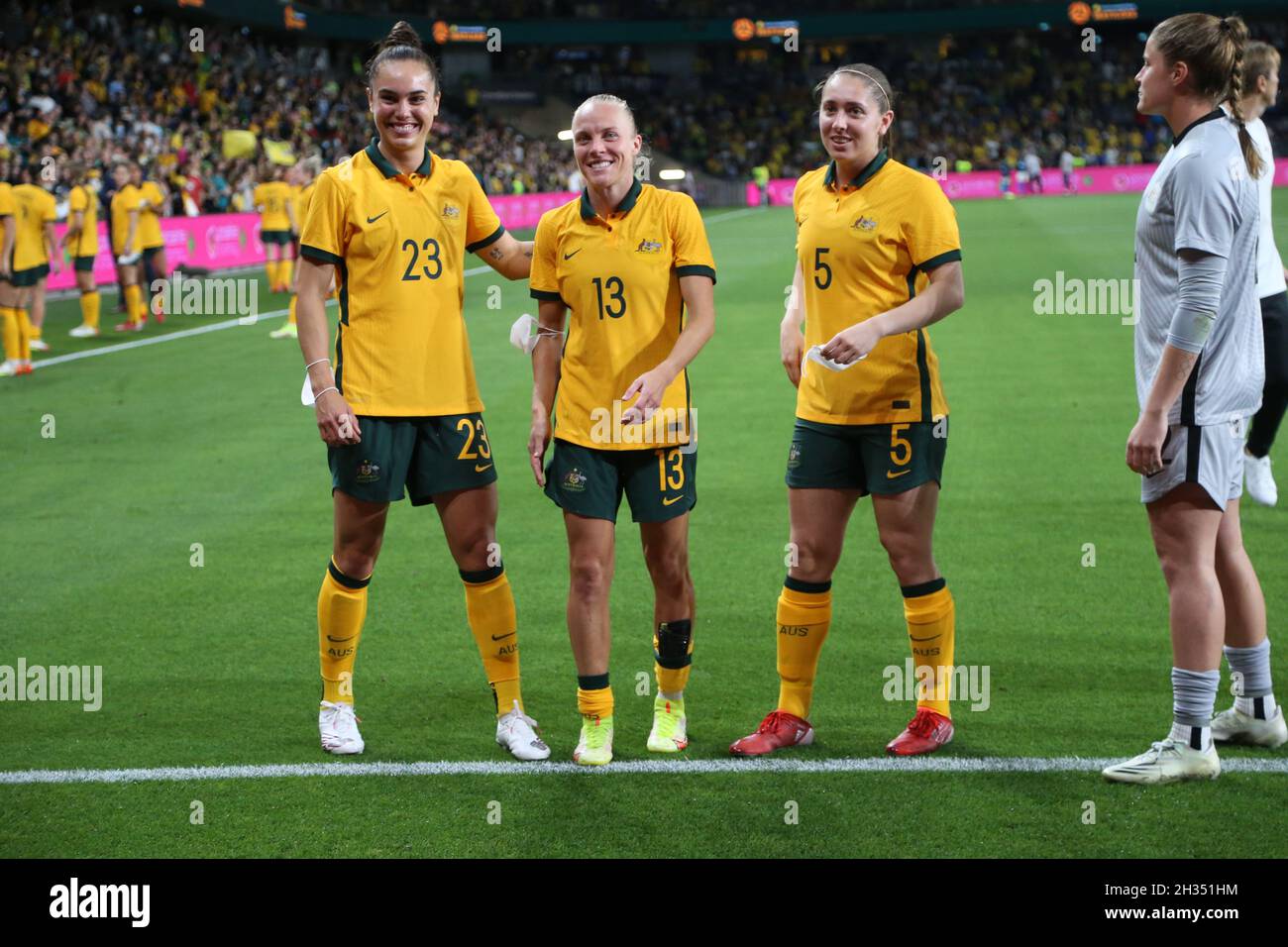 Matildas vs Brazil Stock Photo