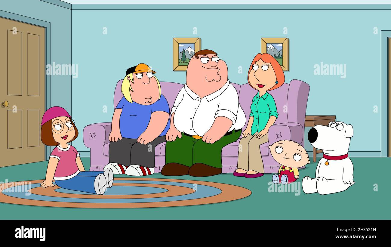 FAMILY GUY, from left: Meg Griffin (voice: Mila Kunis), Chris Griffin  (voice: Seth Green), Peter Griffin (voice: Seth MacFarlane), Lois Griffin  (voice: Alex Borstein), Stewie Griffin (voice: Seth MacFarlane), Brian  Griffin aka
