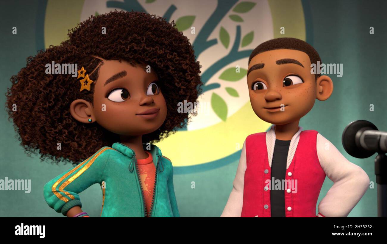 KARMA'S WORLD, from left: Karma Grant (voice: Asia Bryant), Crash