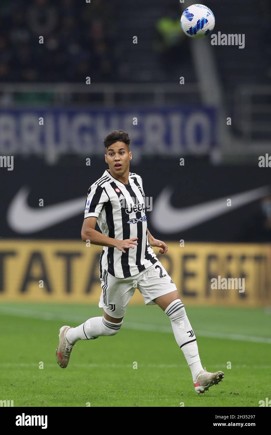 Milan, Italy, 24th October 2021. Kaio Jorge of Juventus during the Serie A match at Giuseppe Meazza, Milan. Picture credit should read: Jonathan Moscrop / Sportimage Stock Photo