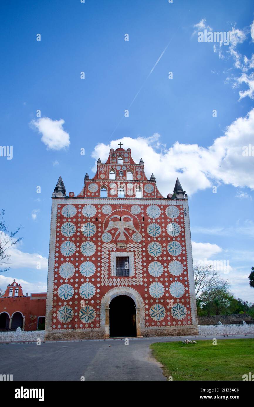 Iglesia de Santo Domingo (Convent Church), Uayma, Yucatan state, Mexico  Stock Photo - Alamy