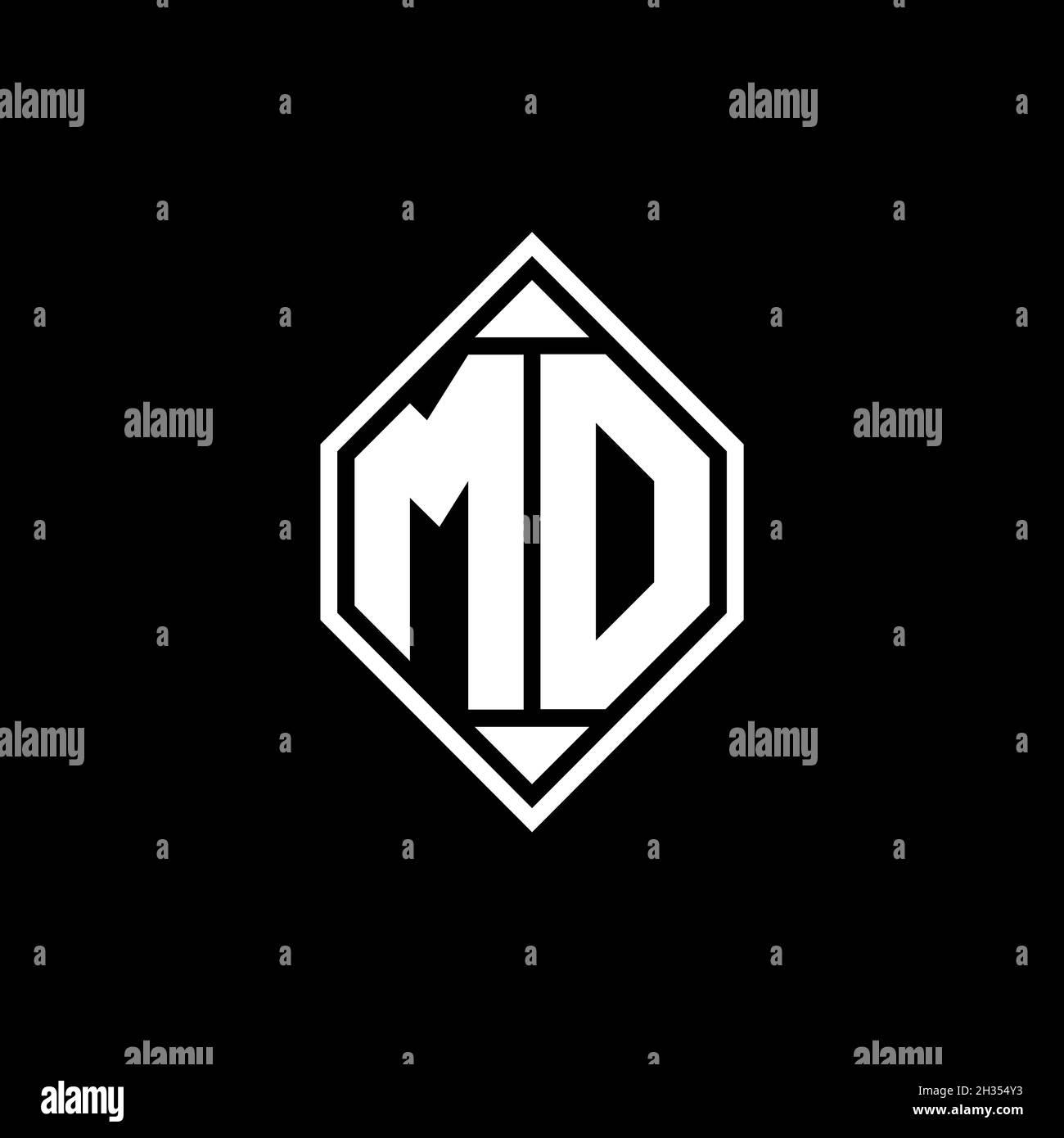 JB Monogram logo letter with Gemoteric line rounded shape style design ...