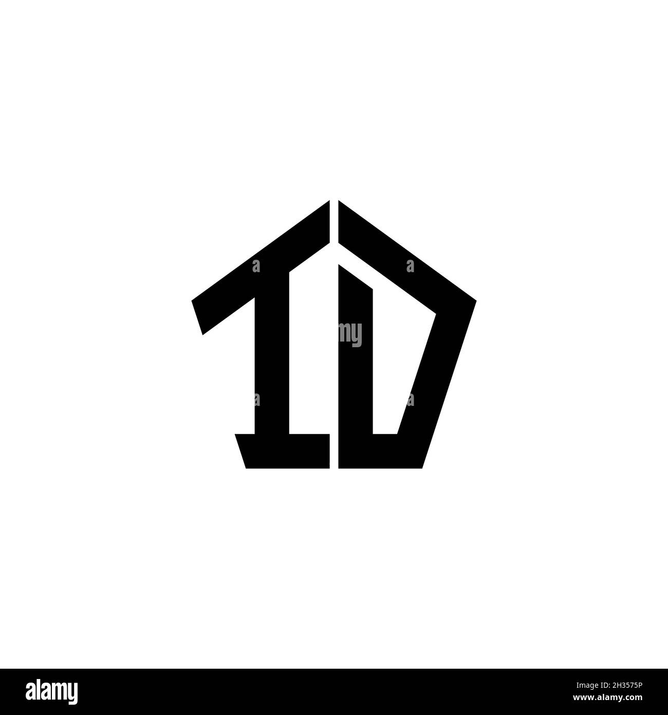 MG Monogram logo letter with Gemoteric line rounded shape style design ...