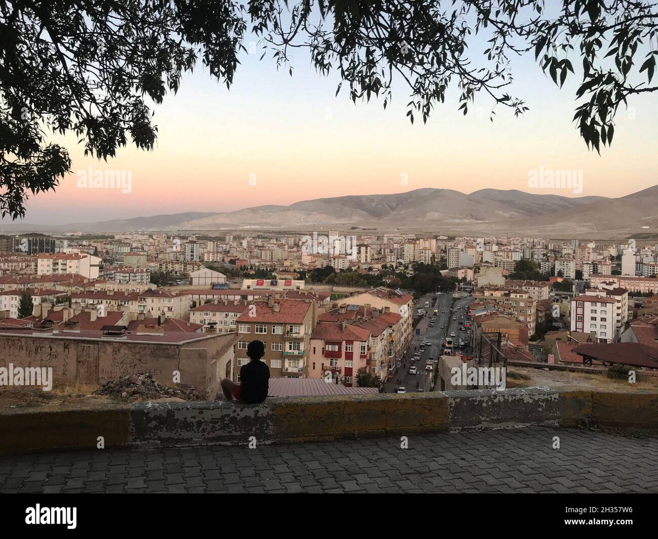 Nigde city panorama from Nigde Castle in Central Anatolia, Turkey. Niğde is  a city and the capital of Niğde Province in the Central Anatolia region of  Stock Photo - Alamy