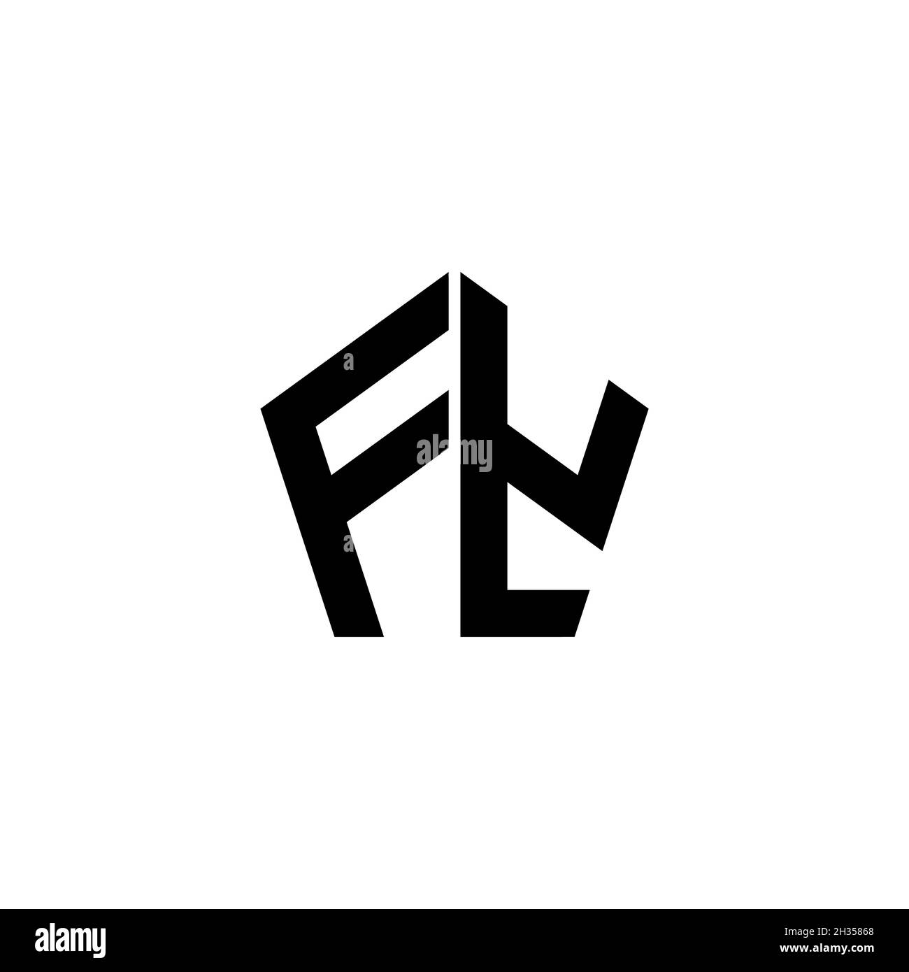 FY Monogram logo letter with polygonal geometric shape style design ...