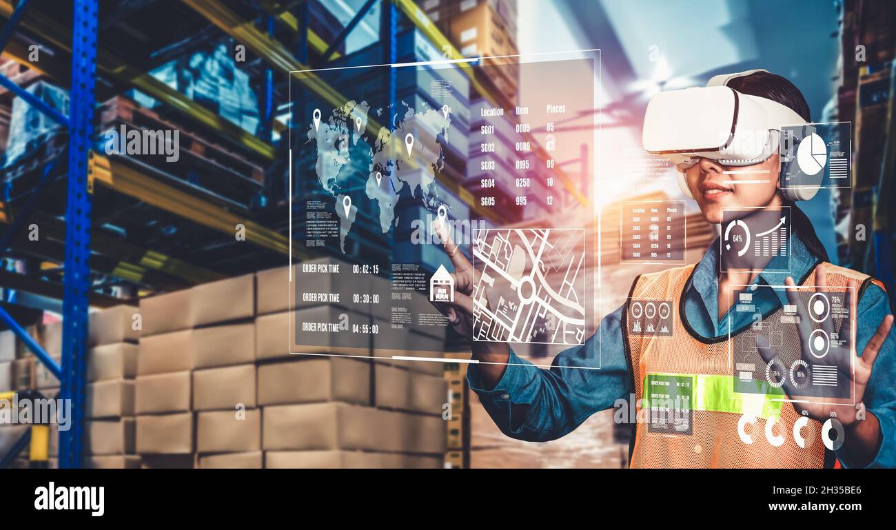 Future virtual reality technology for innovative VR warehouse