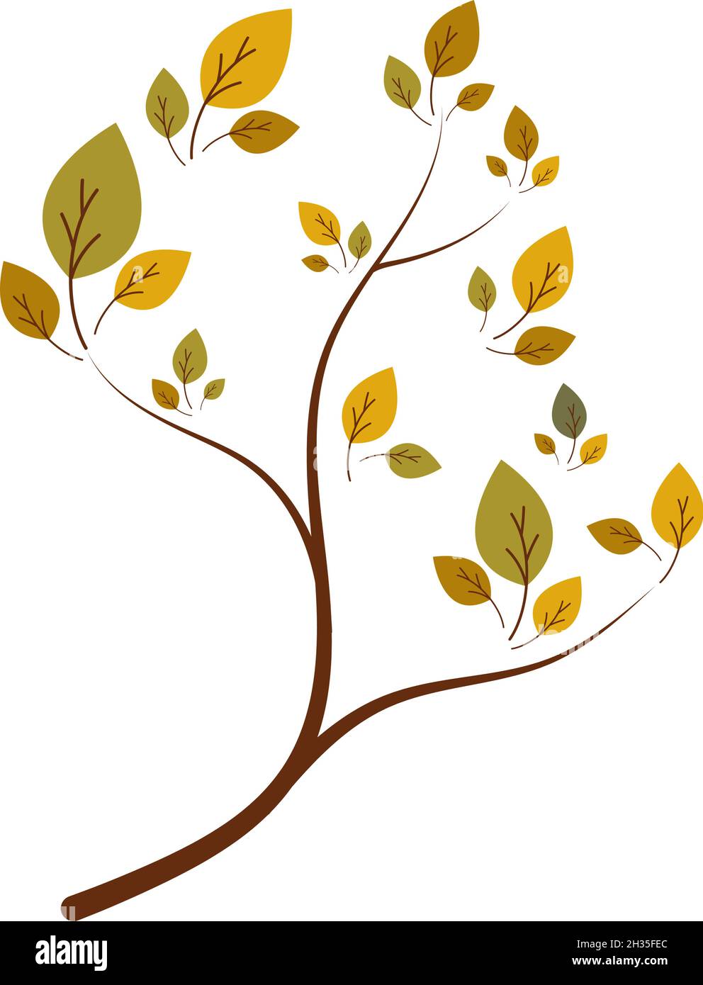 oak tree icon vector design template Stock Vector