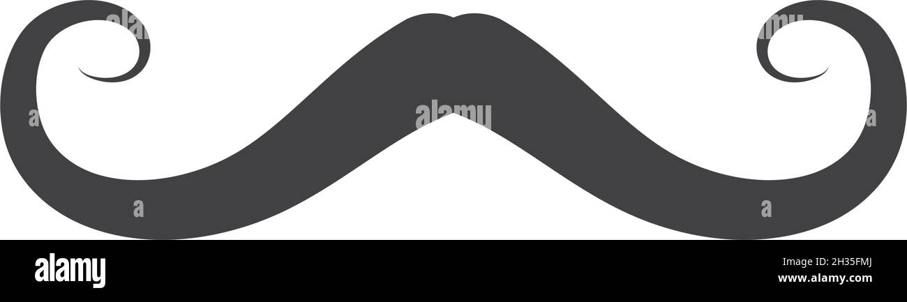 Mustache icon vector ilustration template Stock Vector Image & Art - Alamy