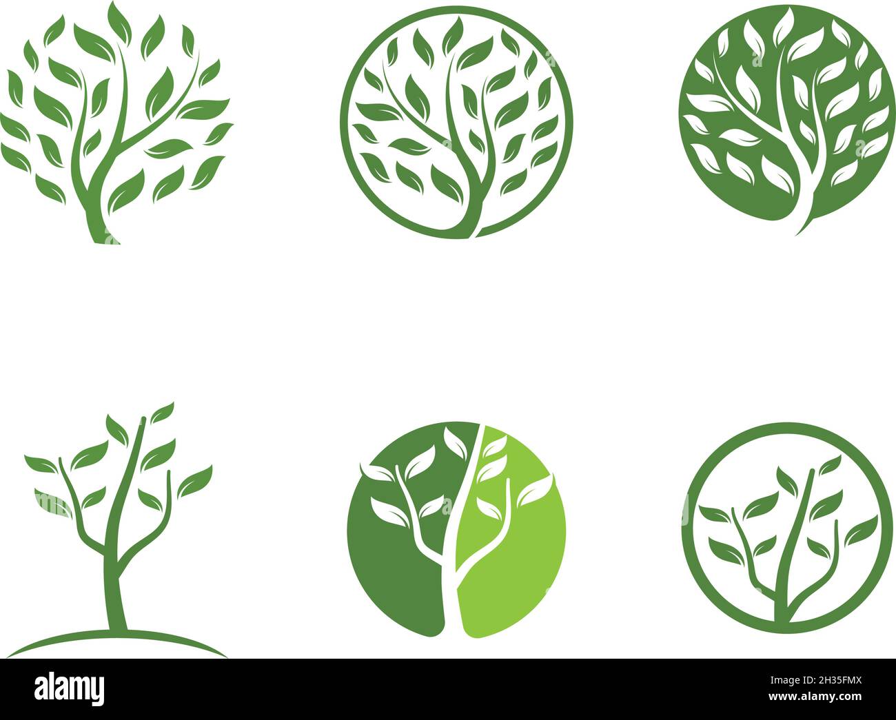 Tree logo template vector illustration Stock Vector Image & Art - Alamy