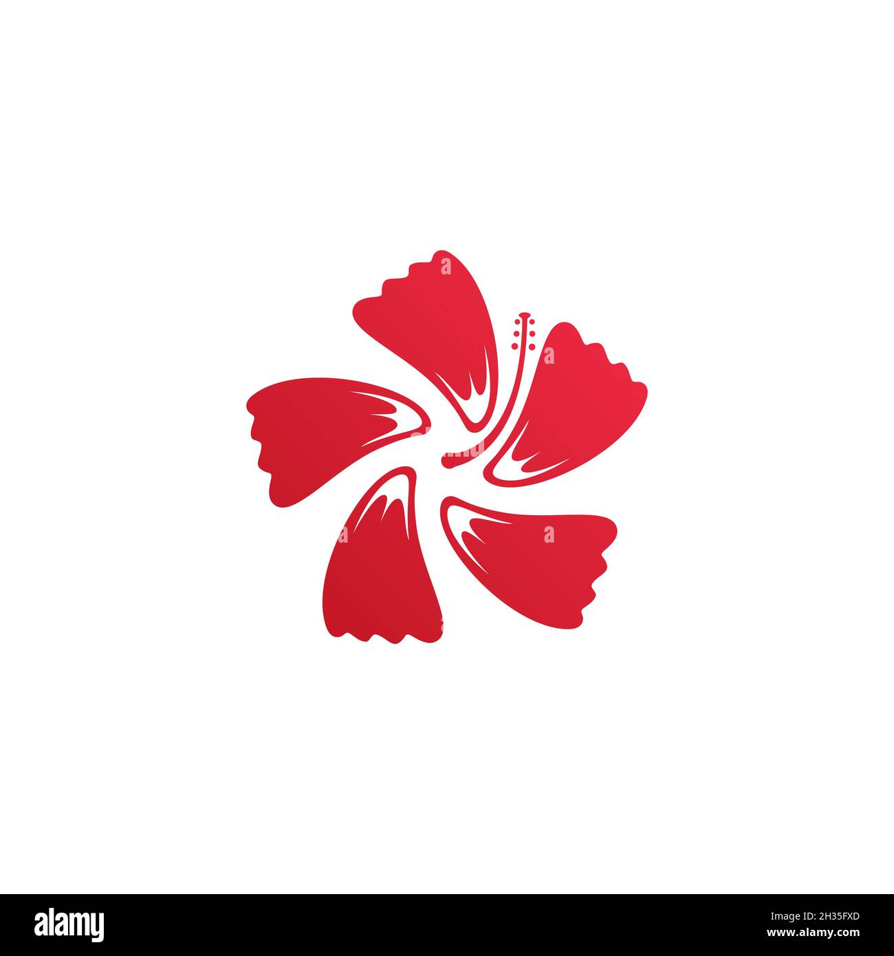 flower vector icon design template illustration Stock Photo - Alamy