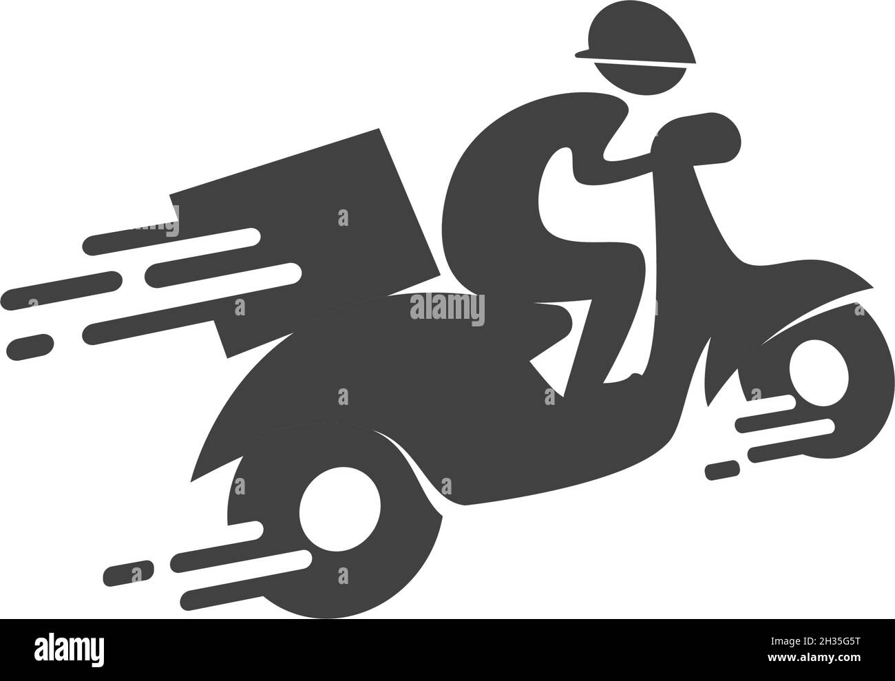Fast Delivery logo ilustration vector Stock Vector