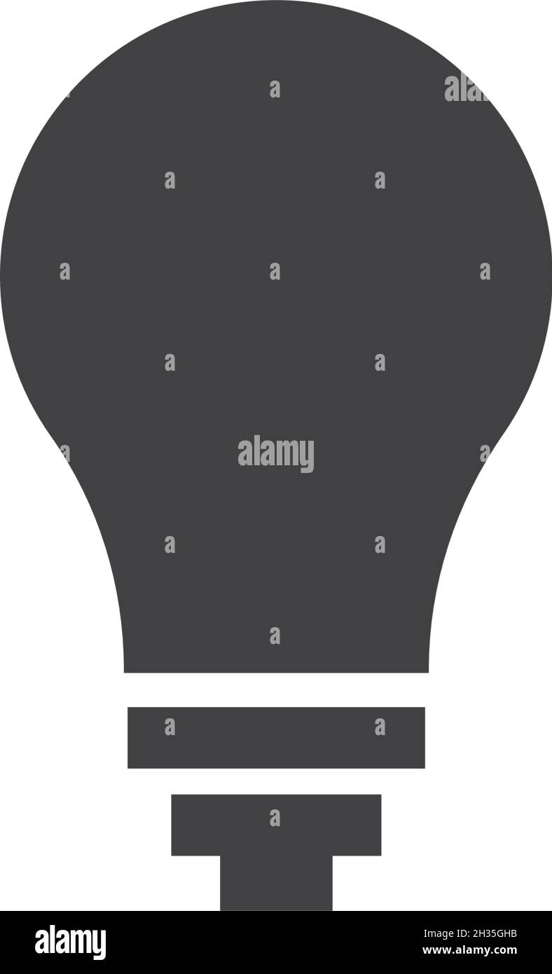 Bulb logo vector ilustration template Stock Vector